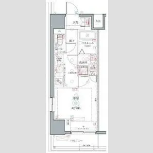 クレヴィスタ名駅南【11階】の間取り