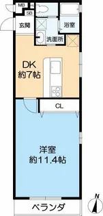 昭南館Ⅲ【2階】の間取り
