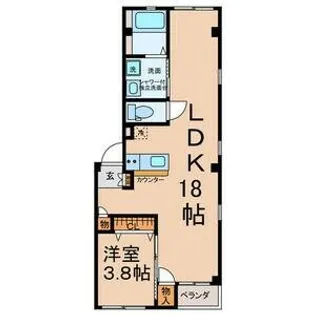 グランレーヴ東別院EAST【3階】の間取り