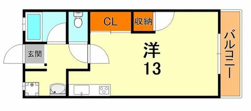 ナショナルハイツ【2階】の間取り