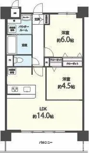 ソシア千里丘【5階】の間取り