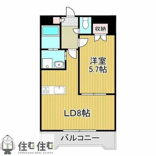 メロン宇佐美【3階】の間取り