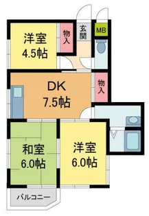 ハートランド【2階】の間取り