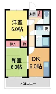 サンハイツ高司2番館【205号室】の間取り