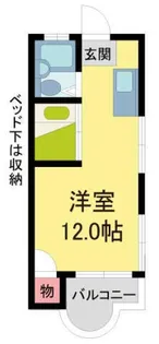 ステップインウエスト【3階】の間取り