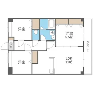 アベニールKAI【5階】の間取り