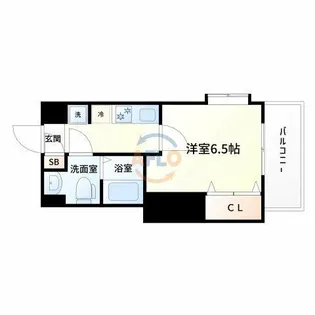 フレンシアノイエ東三国【7階】の間取り