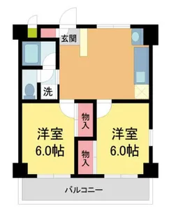 メゾンイン宝塚【3階】の間取り