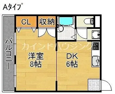 メゾン・ド・ソンジュ【1階】の間取り