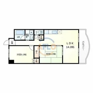 アルデール中野【3階】の間取り