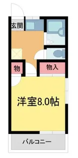 グランピア宝塚【1階】の間取り