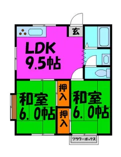 ミューズハイツ【2階】の間取り