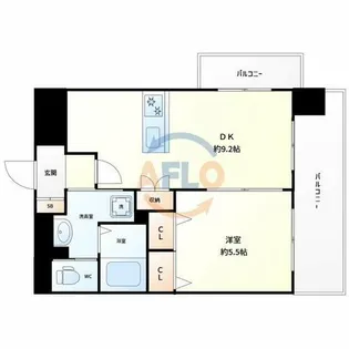 Luxe新大阪Ⅱ【3階】の間取り
