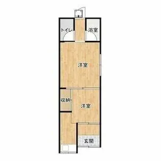本町アパート【1階】の間取り