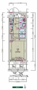 プレサンス大阪都島エレナード【7階】の間取り
