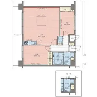 プレジオさくら夙川【802号室】の間取り