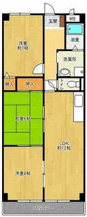 メゾンヴェール中尾Ⅰ【503号室】の間取り