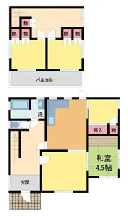 兵庫県西宮市名塩ガーデン【一戸建】の間取り