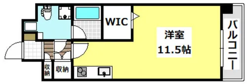 LEGIAN esprit【202号室】の間取り
