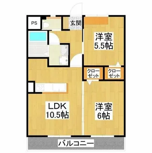 ヴィスタシア【1階】の間取り