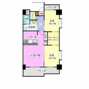 Hill Palace IKAI【4階】の間取り