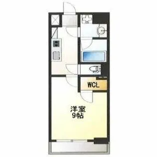 ルミナスパレス一宮駅西【6階】の間取り