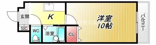 ヴァンテアン東本町【3階】の間取り