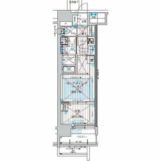 プレサンスレイズ桜山EAST【5階】の間取り