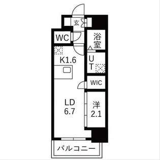 LiveFlat千種WEST【501号室】の間取り