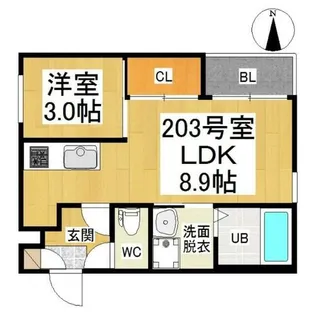 REGALEST中村公園西【1階】の間取り