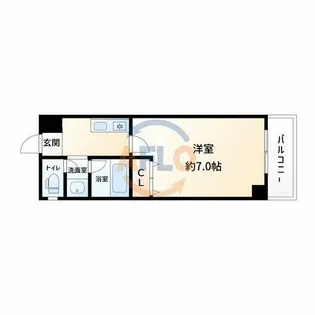 メゾンラフィネ【5階】の間取り