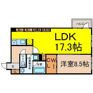 VIVACE【2階】の間取り