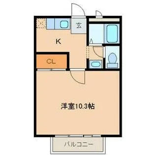 カーサセレーノ【2階】の間取り