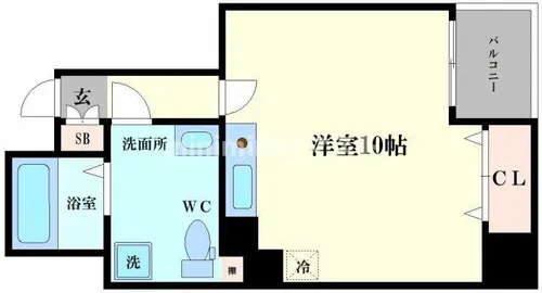 ハル土佐堀【5階】の間取り