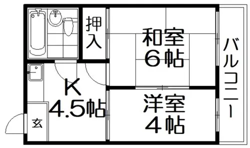 クリア星丘Ⅰ【3階】の間取り
