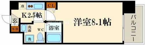 FDS WILL KOHAMA【902号室】の間取り