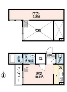 エルフパパ小本【2階】の間取り
