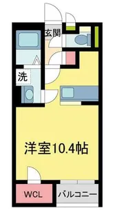 クレイノ宝塚東【1階】の間取り