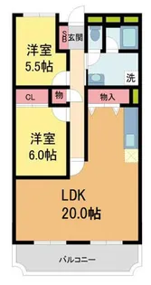 縁樹逆瀬川アーバンライフ【3階】の間取り