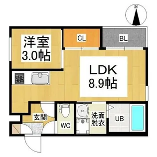 REGALEST中村公園西【1階】の間取り