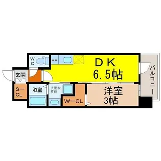 エステムコート名古屋サウスネクスト【9階】の間取り