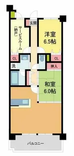 ライオンズマンション西宮門戸【4階】の間取り