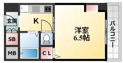 サンパティゼ豊中【2階】の間取り