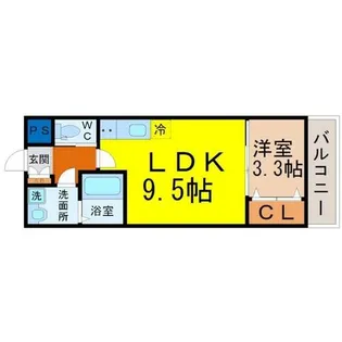 アルバーノ千種Spica【3階】の間取り