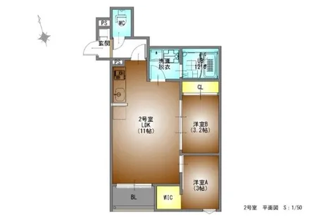 REGALEST中村日赤【3階】の間取り