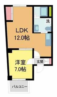 夙川ホワイトマンション【501号室】の間取り