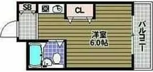 ラフォーレ北野田【4階】の間取り