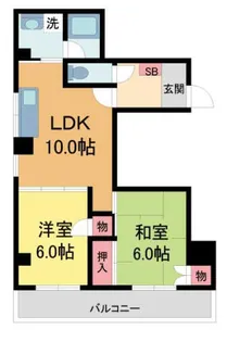 アダチイエムビル【402号室】の間取り