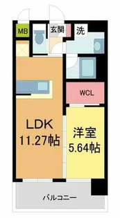 プレジオさくら夙川【304号室】の間取り