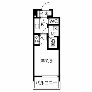 エスプレイス新大阪サウスゲート【12階】の間取り
